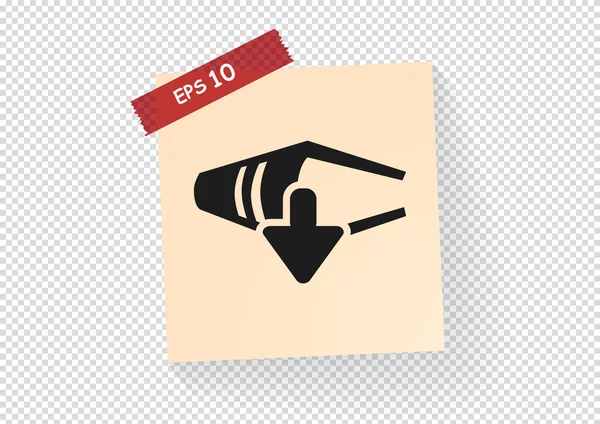 Libro icono web — Vector de stock