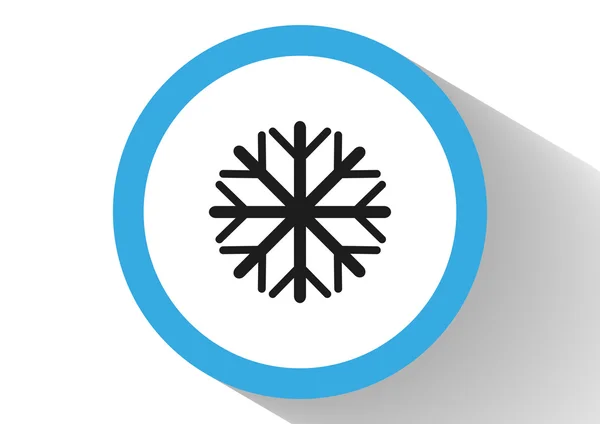 Schneeflockennetz-Symbol — Stockvektor