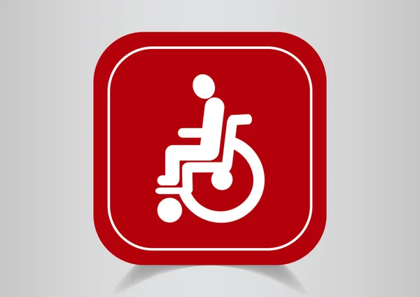 Icono web para discapacitados — Vector de stock