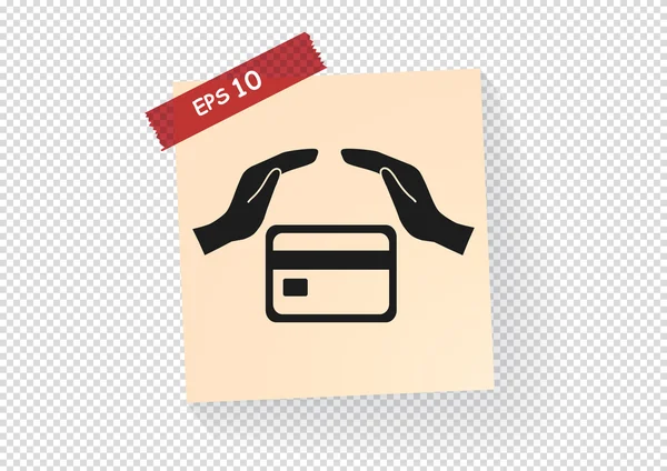 Credit card icon — Stock Vector