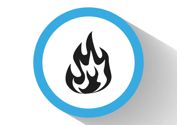 Fire flames icon — Stock Vector