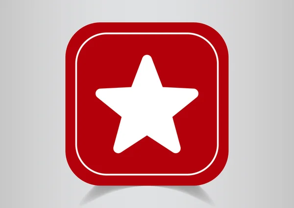 Star web icon — Stock Vector