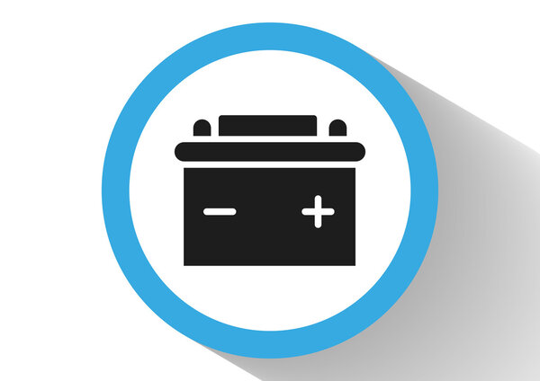 Car battery icon