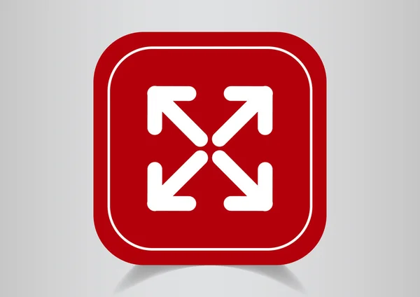 Arrows web icon — Stock Vector