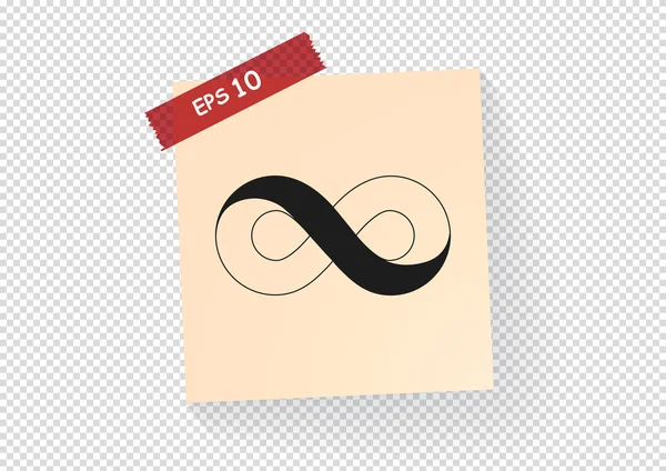 Infinity sign icon — Stock Vector