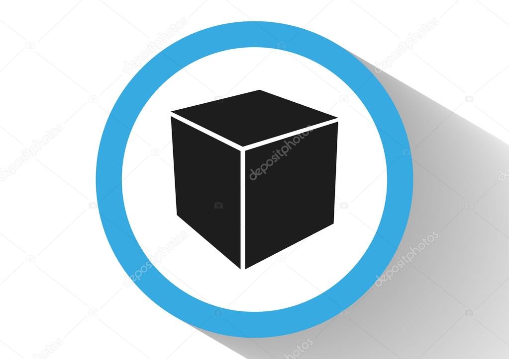 Cube web icon
