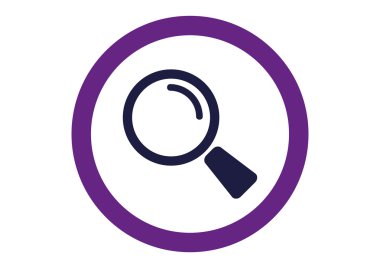 Büyütme cam simgesi