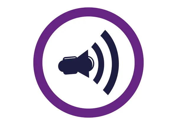 Loudspeaker web icon — Stock Vector
