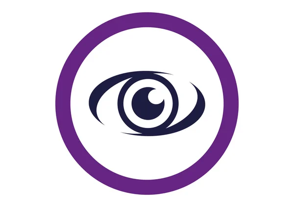 Auge-Netz-Symbol — Stockvektor