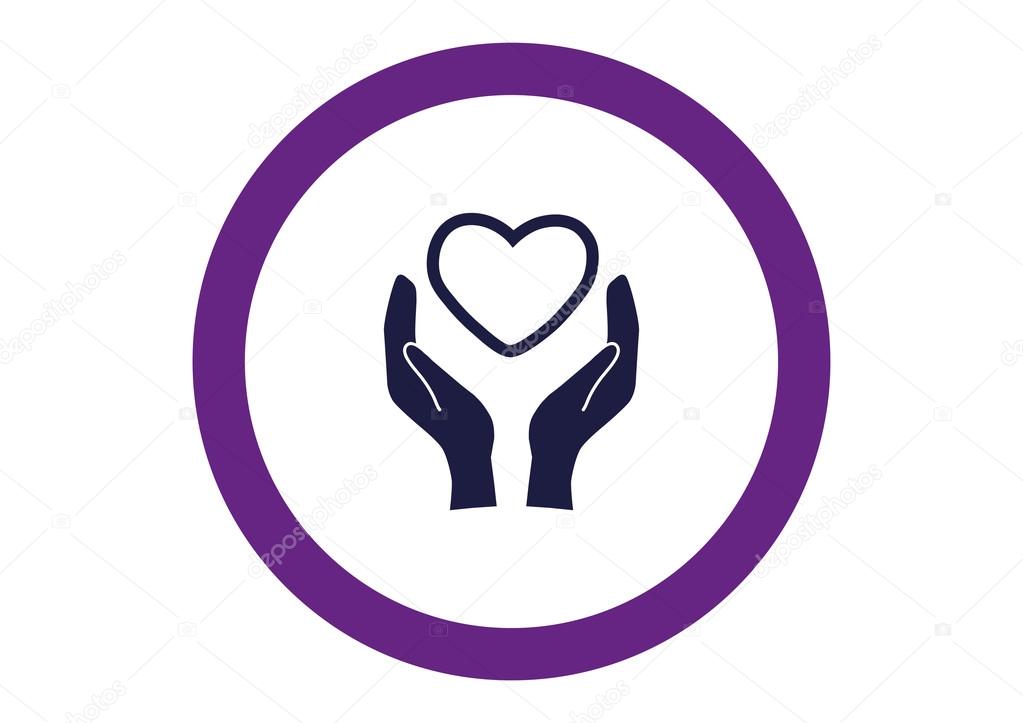 Charity web icon