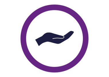 Sadaka web simgesi vermek