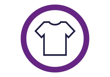 basit t-shirt simgesi