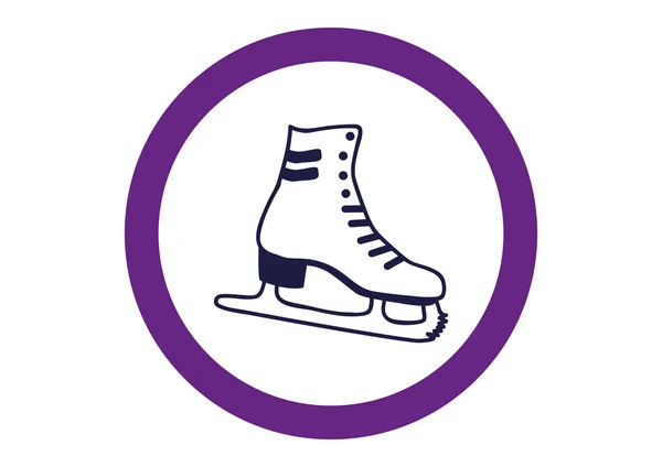 Ikony WWW łyżwy — Wektor stockowy