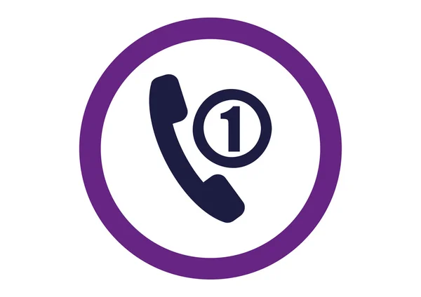 Phone web icon — Stock Vector