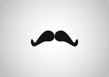 Retro bıyık web simgesi