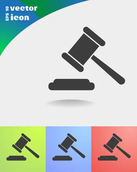 Law web icon — Stock Vector