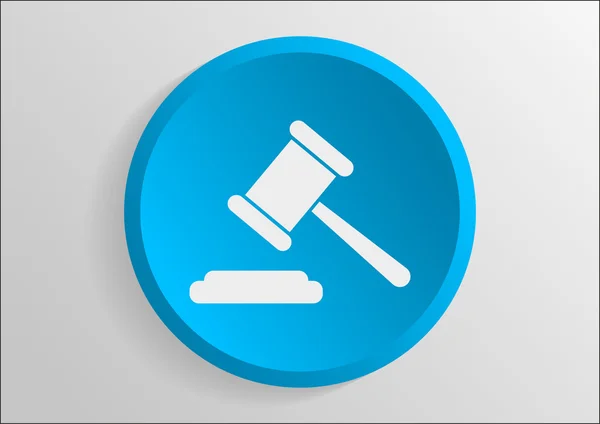 Law web icon — Stock Vector