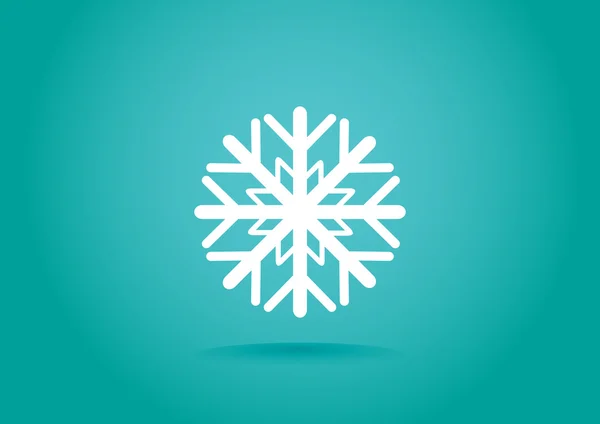 Snowflake web icon — Stock Vector