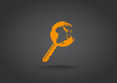 Küre anahtar simgesi