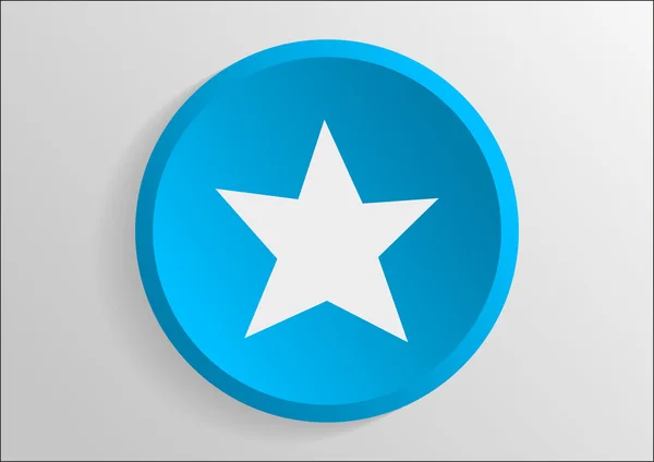 Star web icon — Stock Vector