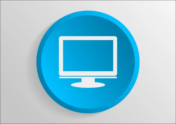 Icona web monitor — Wektor stockowy
