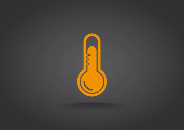 Icono web de temperatura — Vector de stock