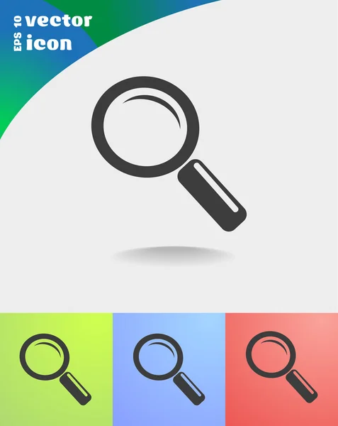 Zoeken web pictogram — Stockvector