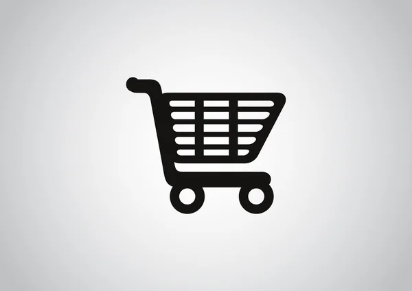 Carro de compras icono web — Vector de stock