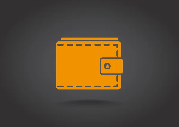 Εικονίδιο web πορτοφόλι — Διανυσματικό Αρχείο