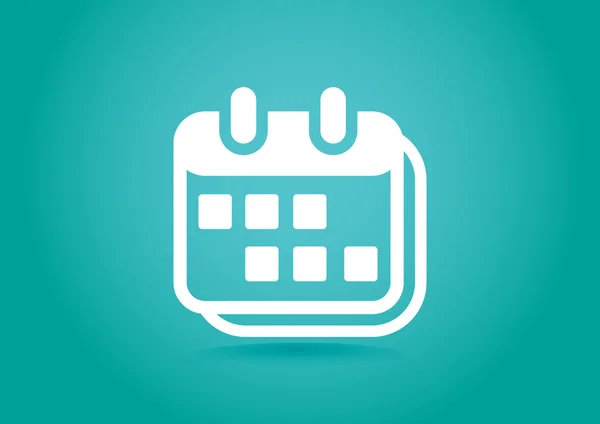 Calendario icono web — Archivo Imágenes Vectoriales