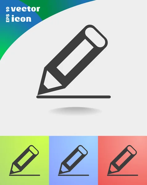 Ecrire une note à l'icône web — Image vectorielle