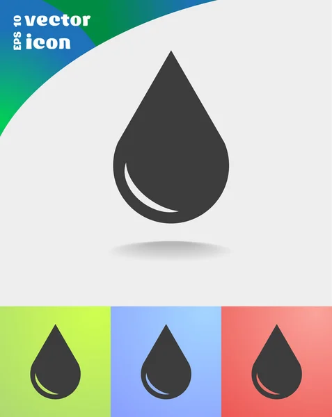 Liquid web druppelpictogram — Stockvector