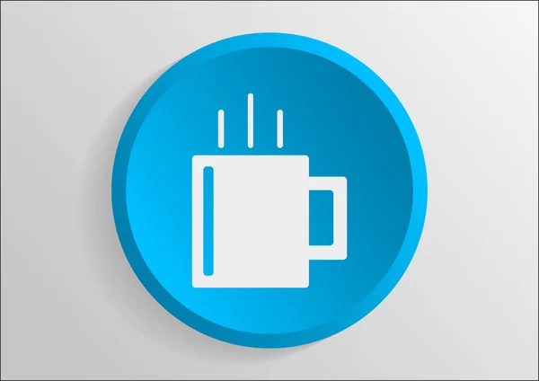 Xícara de ícone de café — Vetor de Stock