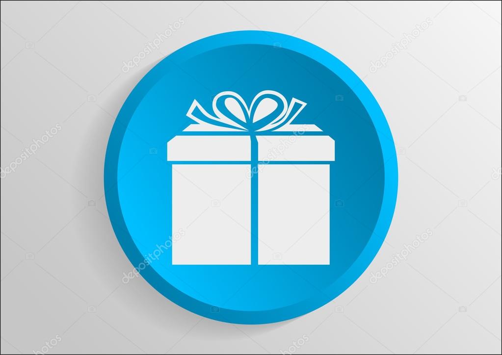 Gift totally free web icon