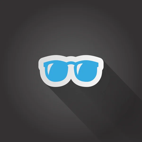 Icono web gafas — Vector de stock