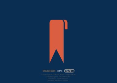 Bayrak simgesi üzerinde kırmızı daire