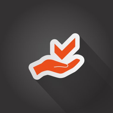 onay işareti web simgesi