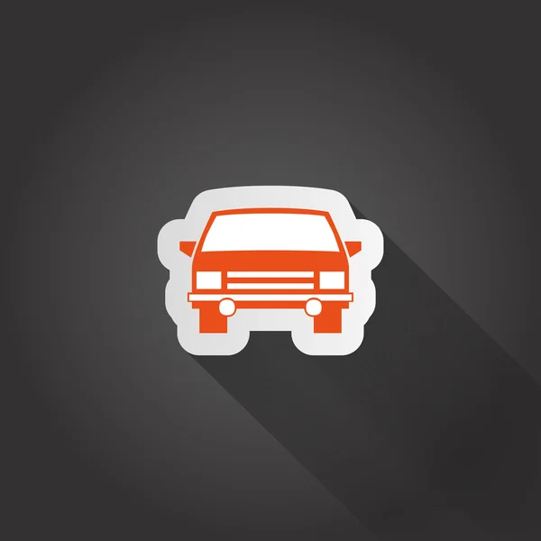 Icono web del coche — Vector de stock