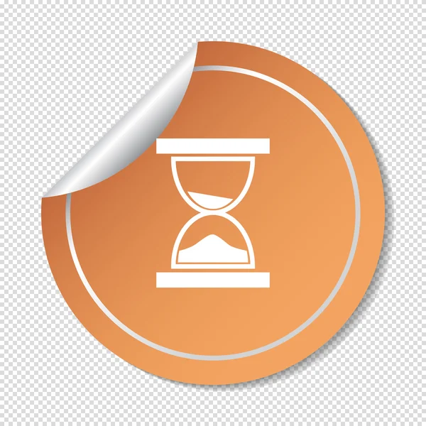 Reloj de arena icono web — Vector de stock