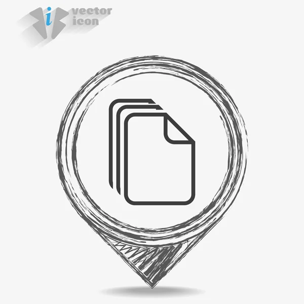 File web icon — Stock Vector