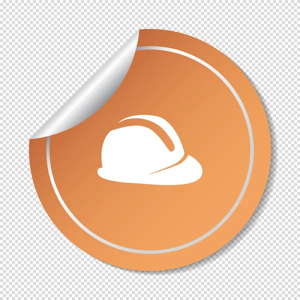Helmet web icon — Stock Vector