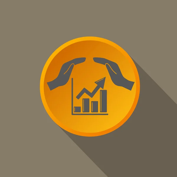 Desenvolvimento de ícone, laranja —  Vetores de Stock