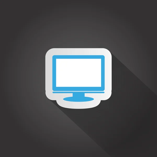 Monitor web icon — Stock Vector