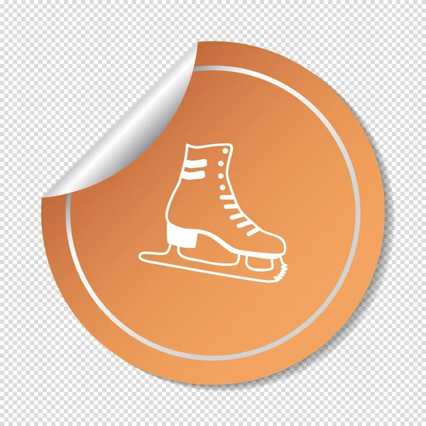 Skates web icon — Stock Vector