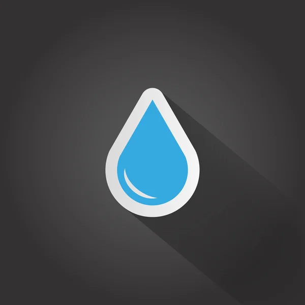 Liquid droplet icon — Stock Vector