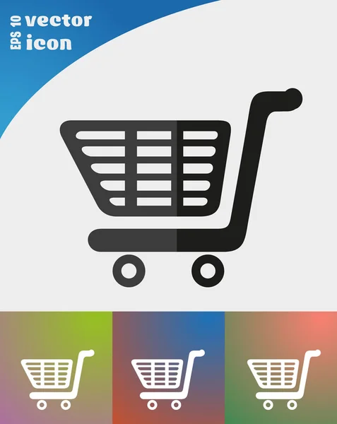 Shopping cart icon — Stock Vector