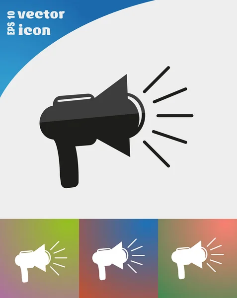 Haut-parleur icône web — Image vectorielle