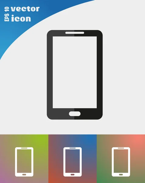 Teléfono icono web — Vector de stock