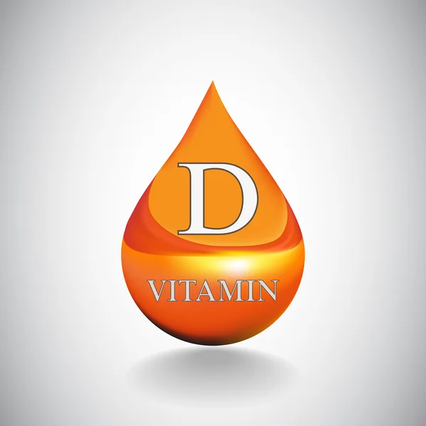 Laranja vitamina D —  Vetores de Stock