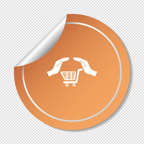 Icono del carrito de compras — Vector de stock